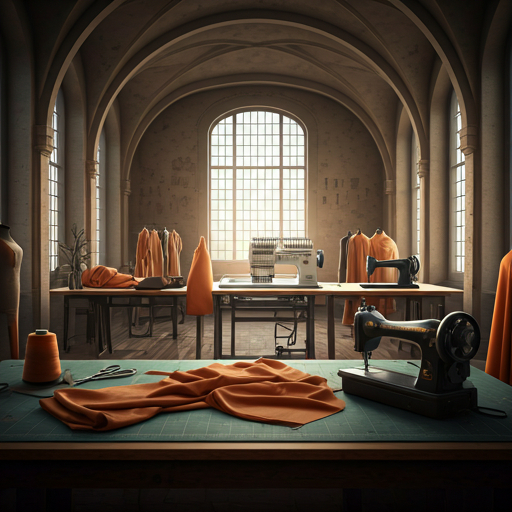 Students working on a fashion design project at Ahab Fashion Academy